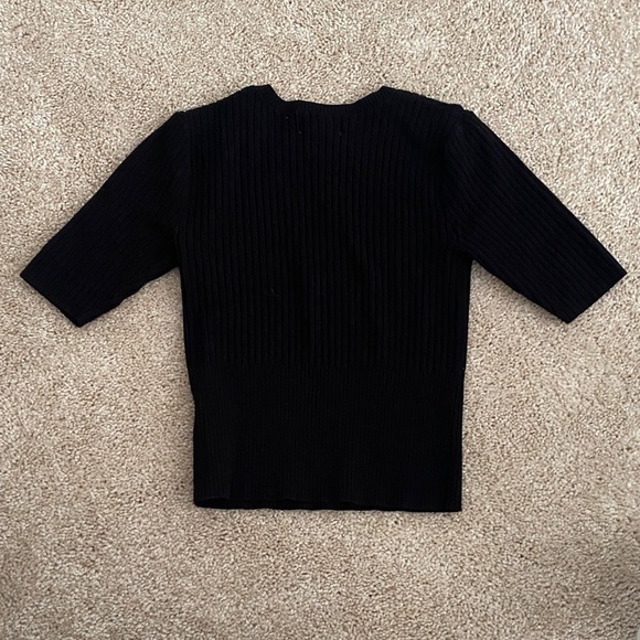 Bailey 44 Midnight Ribbed Top - Picture 4 of 4